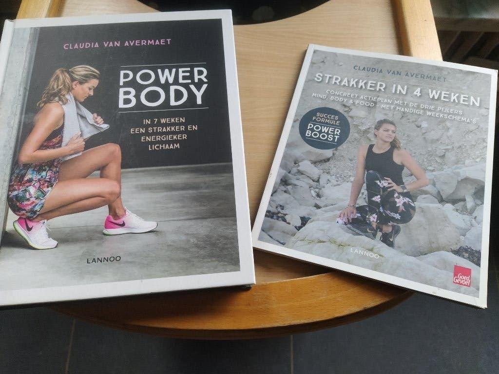 boek: Powerbody+strakker in 4 weken/Claudia van Avermaet, Enlèvement ou Envoi, Comme neuf, Santé et Condition physique