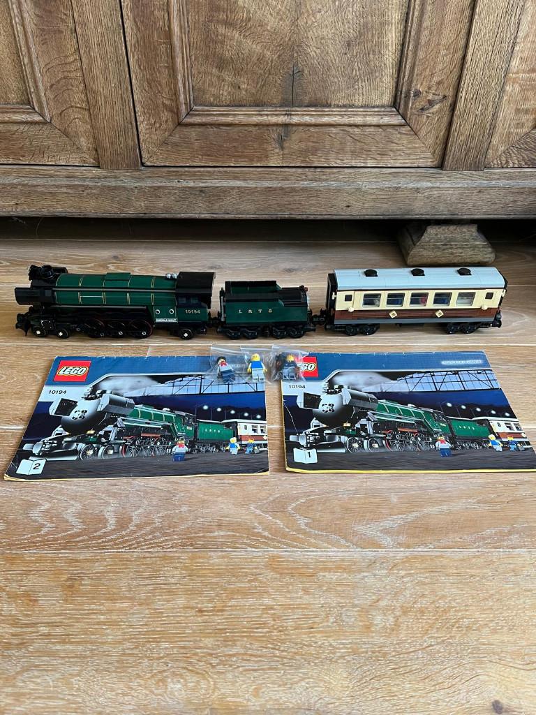 lego emerald night trein 10194, Enlèvement ou Envoi, Comme neuf, Ensemble complet, Lego