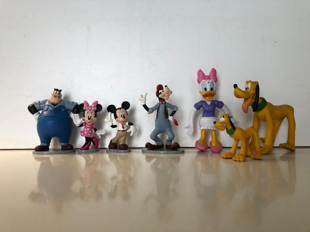 Set van 7 Disney figuren (Mickey, Minnie, Goofy e., Verzamelen, Disney, Zo goed als nieuw, Ophalen