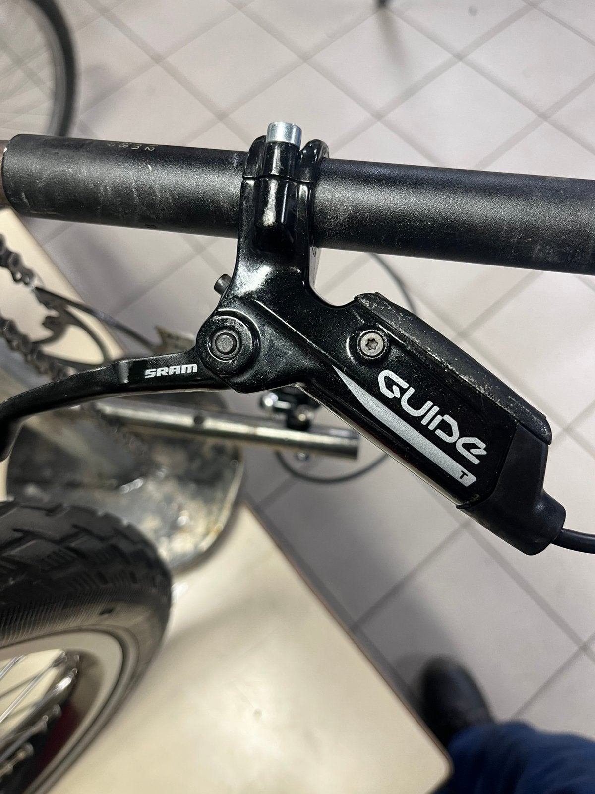 Sram rem, Fietsen en Brommers, Fietsonderdelen, Ophalen of Verzenden, Gebruikt, Remmen, Aluminium