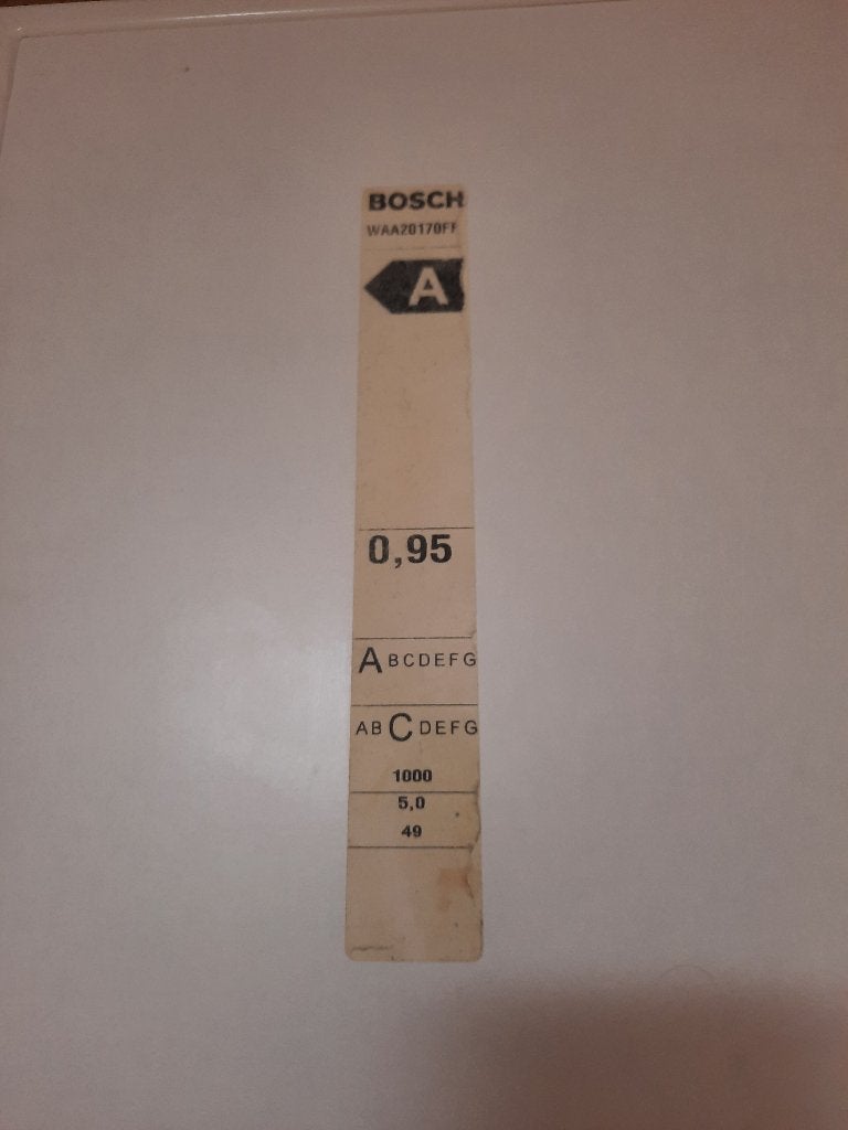 Machine a laver, Ophalen, 4 tot 6 kg, 85 tot 90 cm, Minder dan 1200 toeren