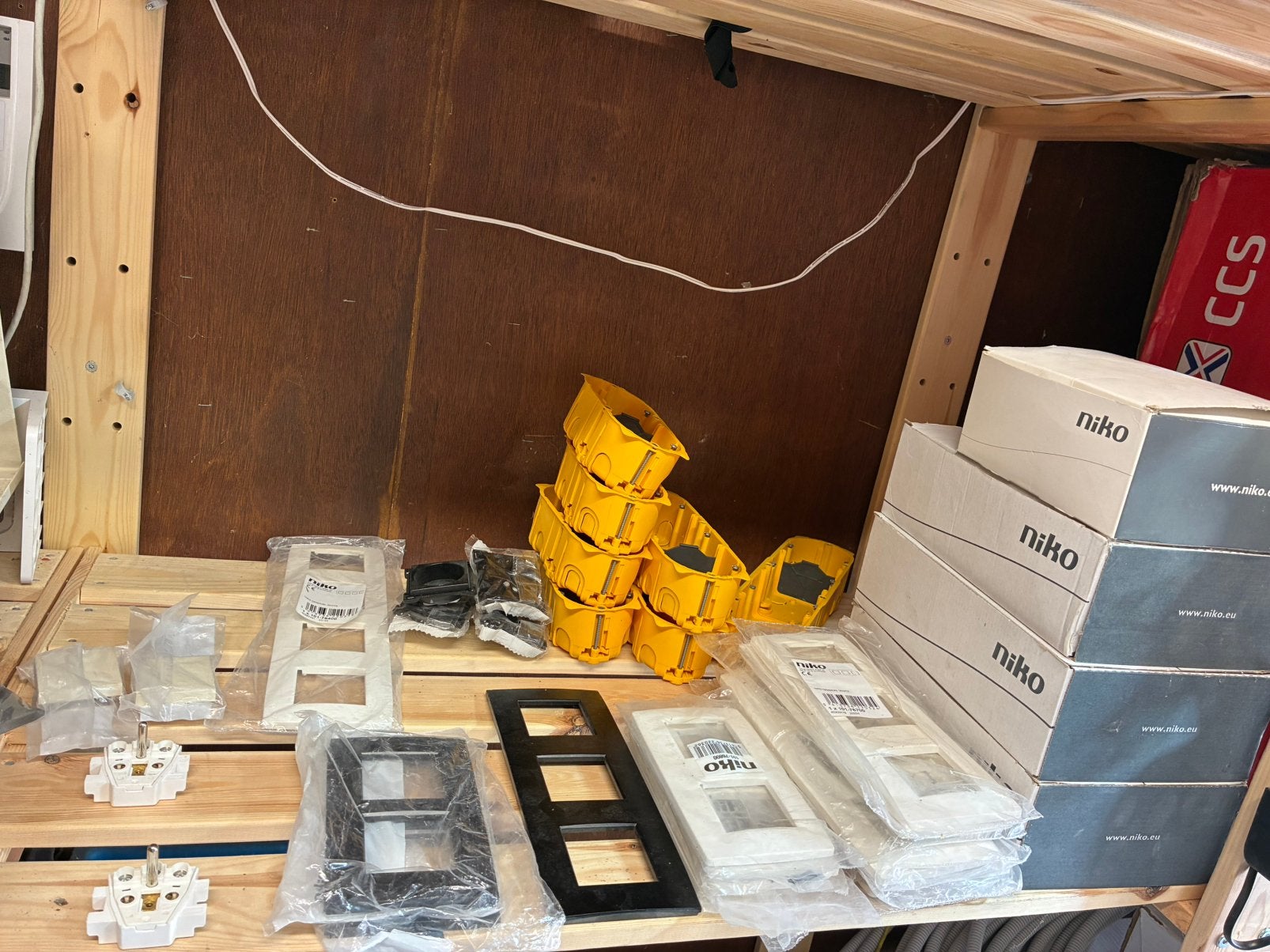 Overschot installatie materiaal ( nieuw ), Doe-het-zelf en Bouw, Ophalen, Nieuw, Overige merken, Overige typen