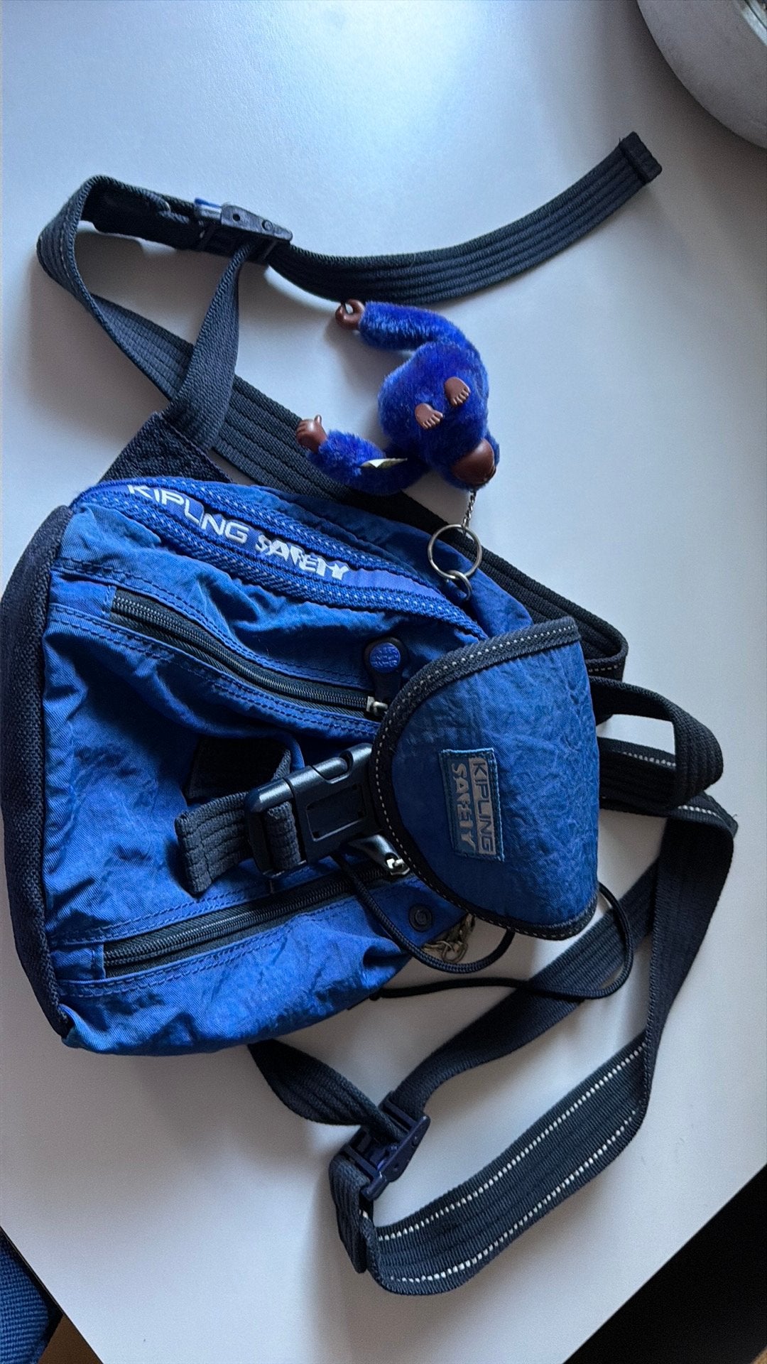 Petit sac à dos Kipling bleu, Moins de 30 cm, Enlèvement ou Envoi, Moins de 30 cm, Utilisé