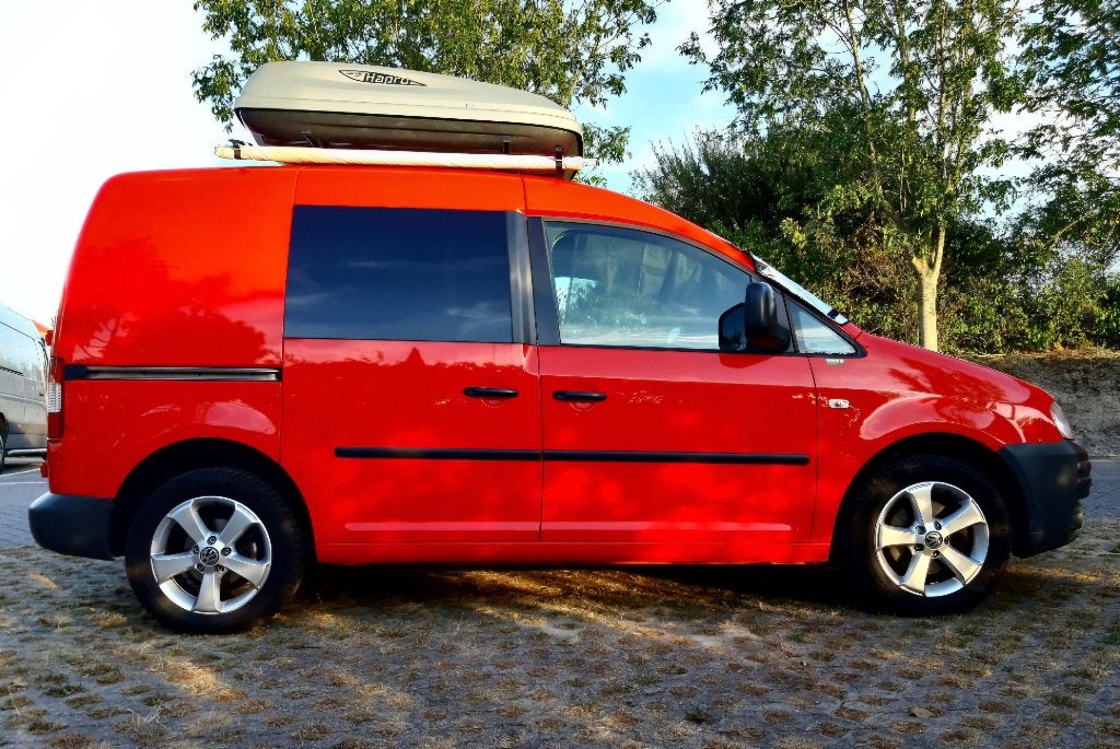 Volkswagen caddy, Voorwielaandrijving, Dealer onderhouden, Handgeschakeld, Grijs