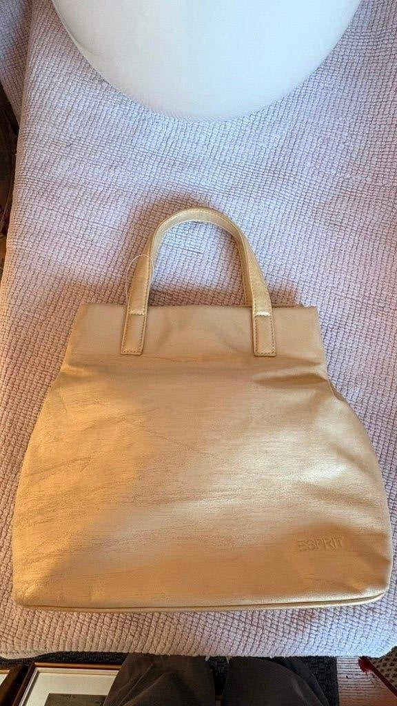 Sac à main Esprit beige – Très bon état, Enlèvement ou Envoi, Utilisé, Beige, Sac à main
