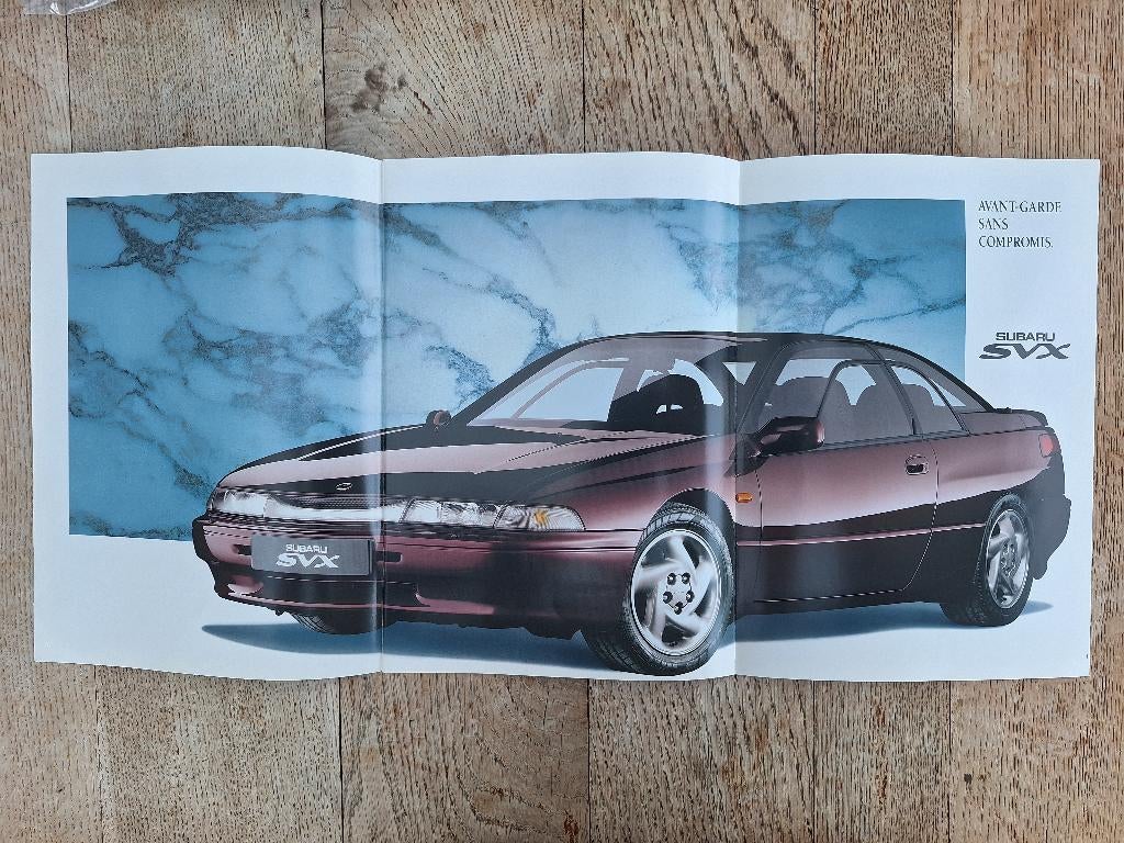 Subaru SVX 1993 brochure, Livres, Autos | Brochures & Magazines, Enlèvement ou Envoi, Utilisé, Autres marques