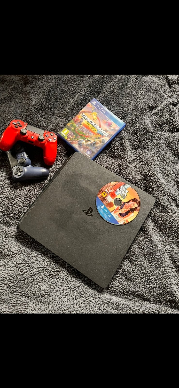 PlayStation 4+2 controllers+2games(gta5), Enlèvement ou Envoi, Comme neuf, Avec jeux, Avec 2 manettes