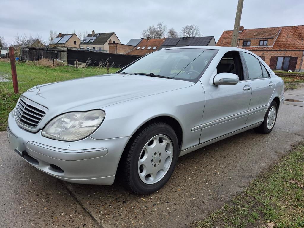 Mercedes-benz S320 lpg+benzine V6, Cuir, Argent ou Gris, Achat, Noir