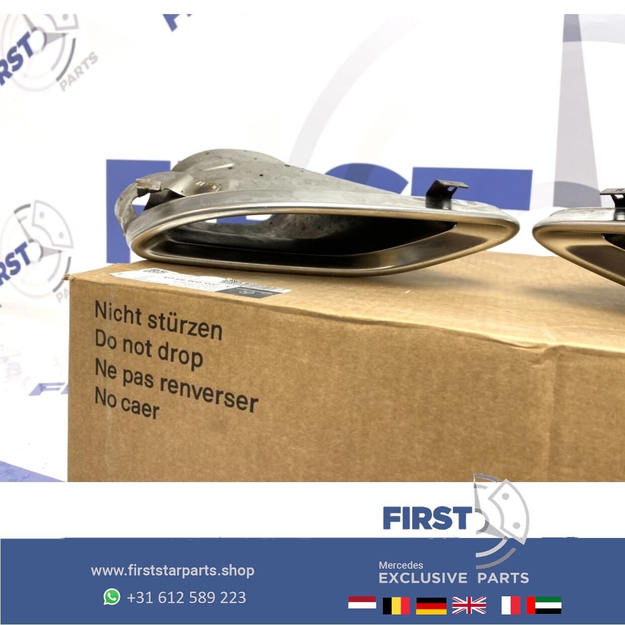 W205 C KLASSE UITLAATSIERSTUK AMG LINE origineel UITLAAT EIN, Utilisé, -, -, Enlèvement ou Envoi