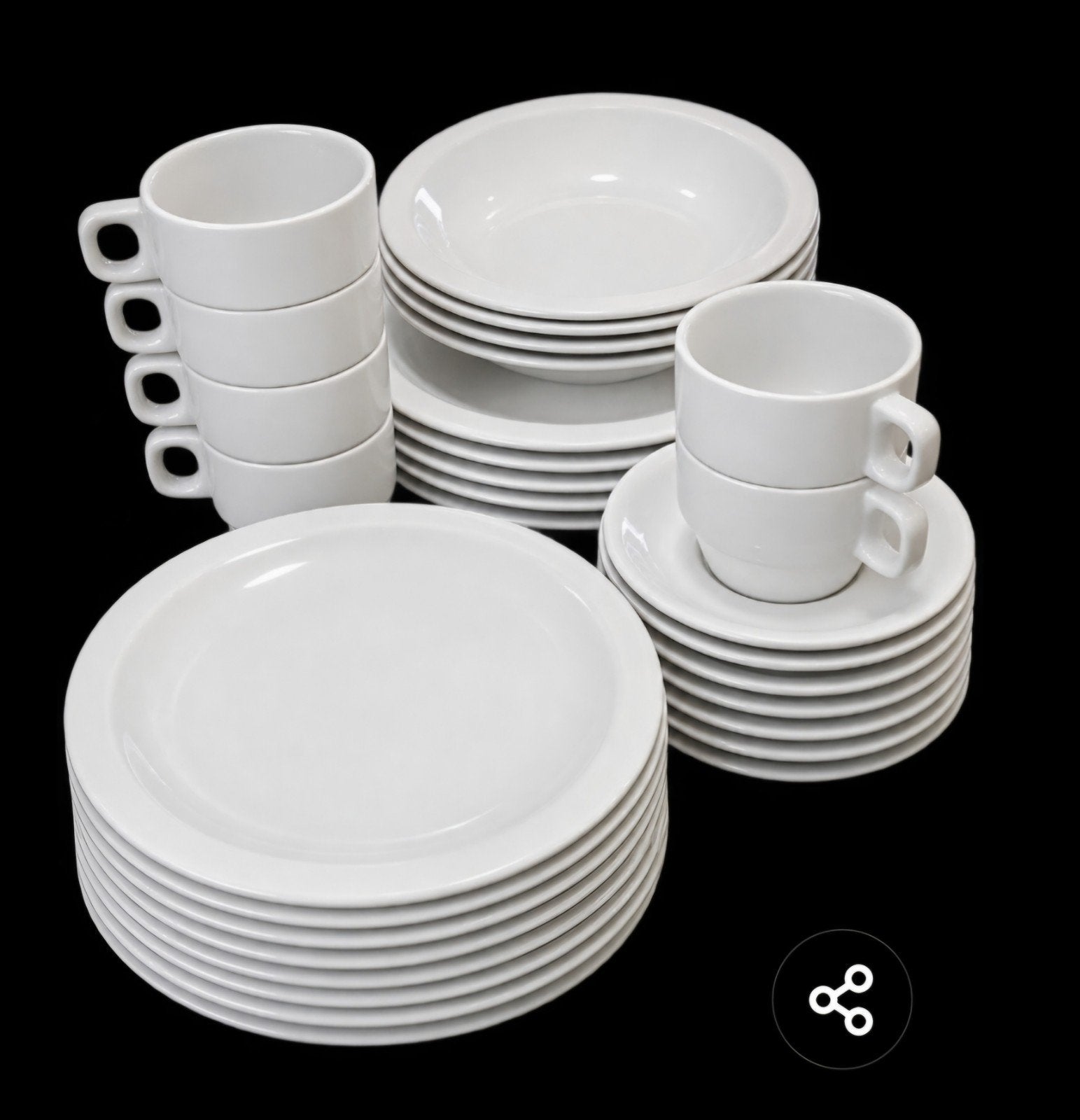 Servies hotelporselein, Ophalen, Klassiek, Zo goed als nieuw, Aardewerk