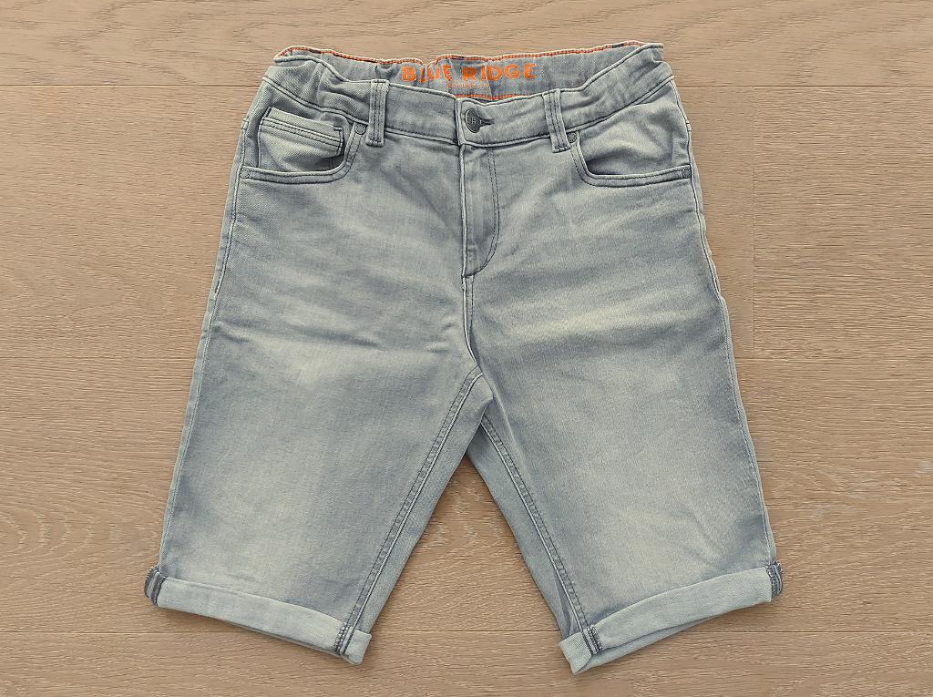 WE Short en jean gris 170/15 ans *État NEUF*, Pantalon, Garçon, WE, Enlèvement ou Envoi