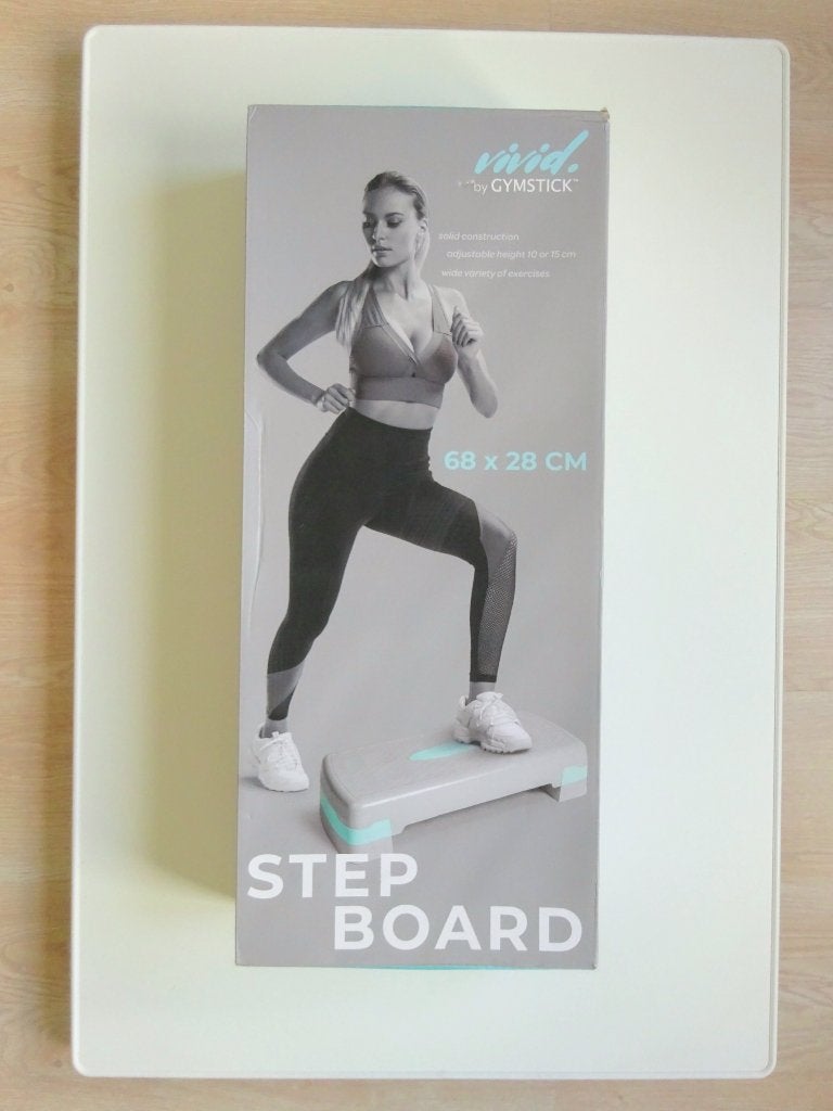 Step de fitness DECATHLON gris/bleu ciel Neuf,dans emballage, Enlèvement, Neuf, Autres types