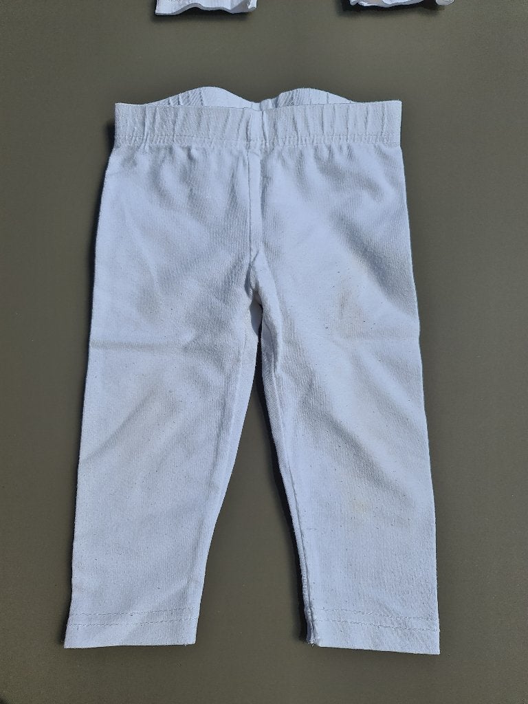 witte legging, broek, 74, Enlèvement, Comme neuf