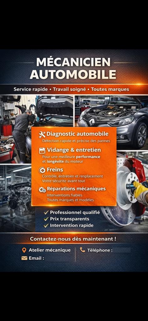 Mécanicien Auto, Ophalen