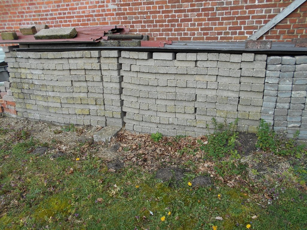 Klinkers grijs maat 22 x 10.5 x 7, Béton, Enlèvement, Utilisé, Briques