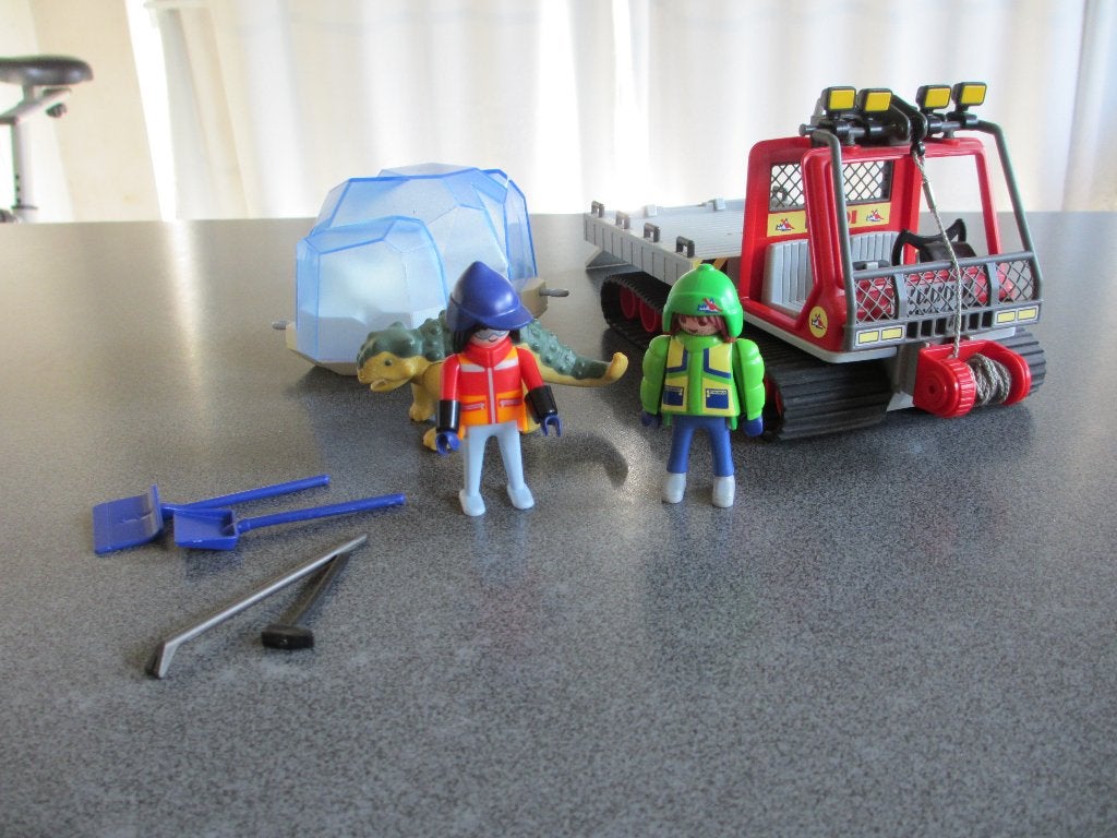 playmobil dino transporter, Ophalen, Zo goed als nieuw, Complete set, Voertuig