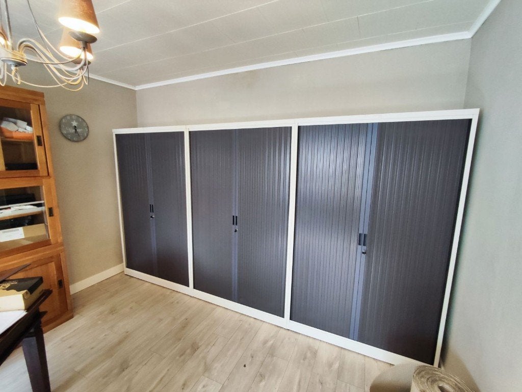 Armoire métallique à rideaux etageres modulable, Enlèvement ou Envoi, Comme neuf