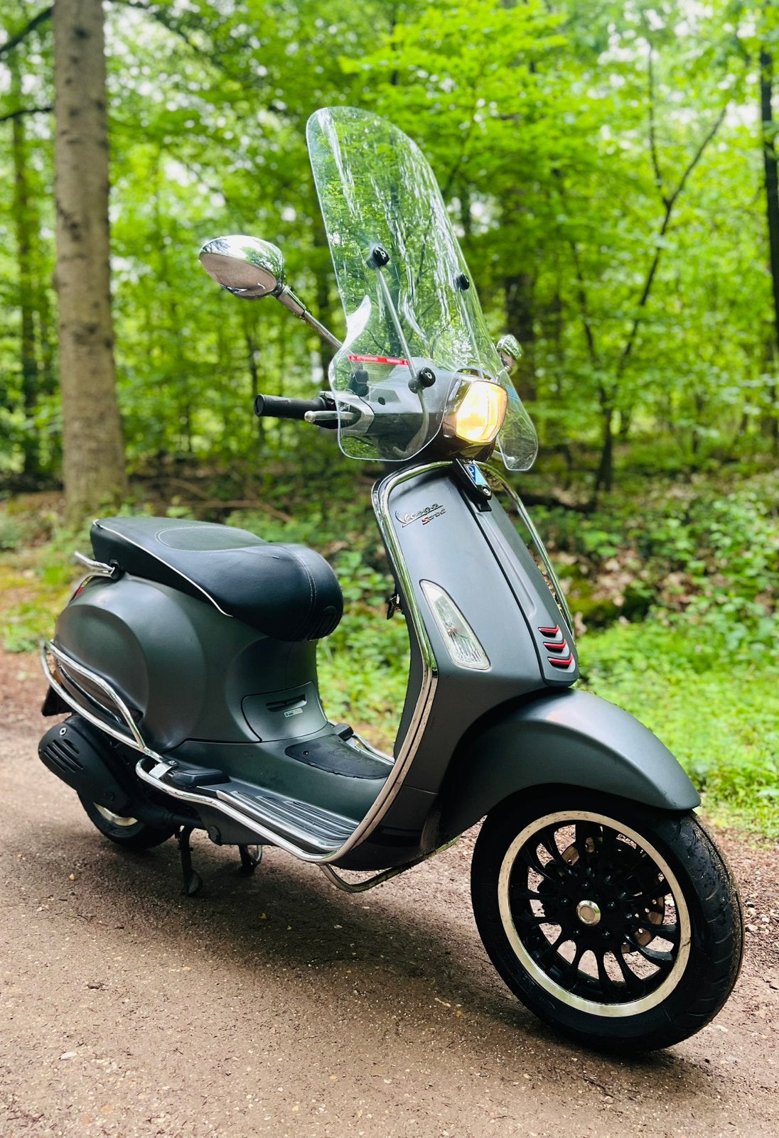 Vespa Sprint 2015 50cc 4T 2V / Titanio Grey, Fietsen en Brommers, Ophalen, Gebruikt, Overige modellen, Klasse A (25 km/u)