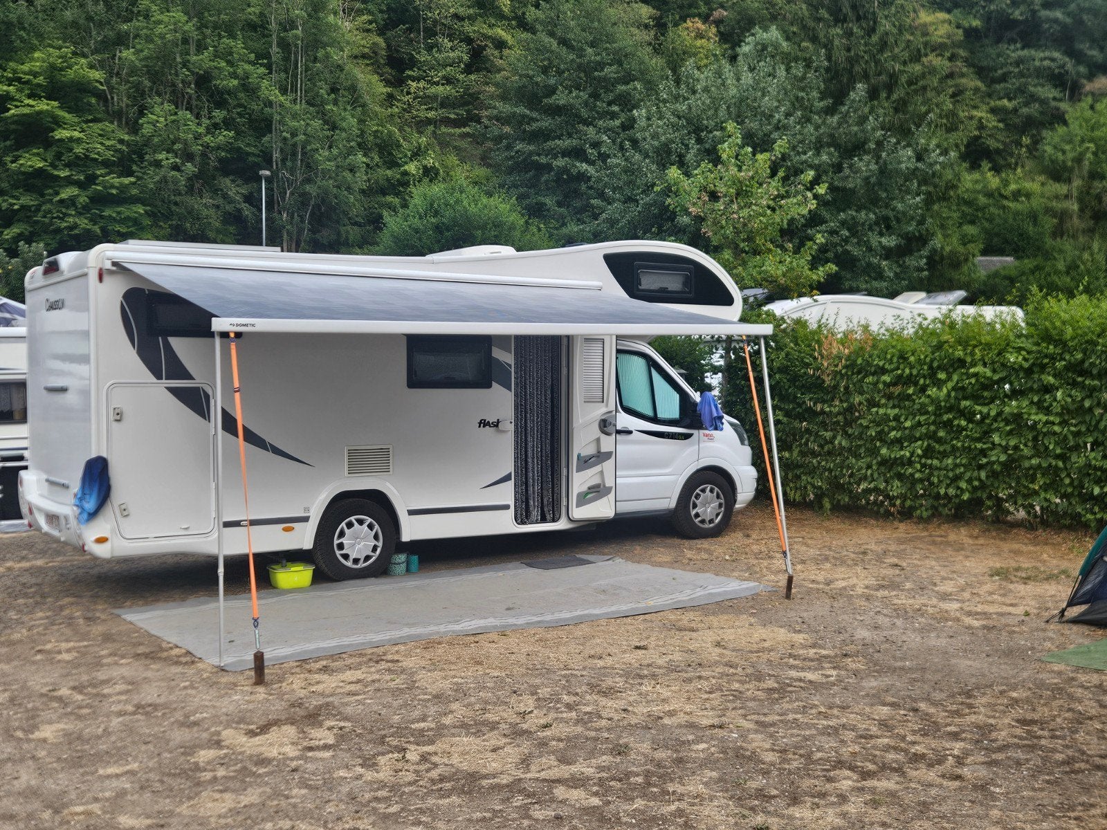 mobilhome Chausson  alkoof, Caravanes & Camping, Particulier, Lit transversal