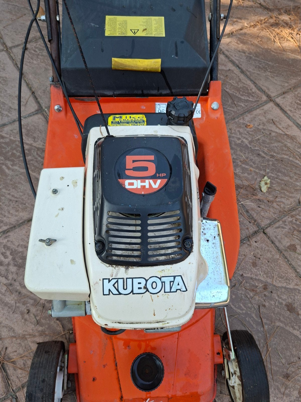 tondeuse à gazon Kubota Cottage 5pk. Autoporteur., Enlèvement