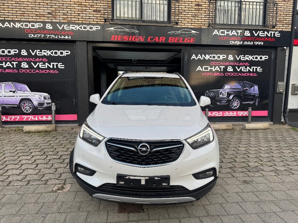 Opel Mokka X 1.4 Turbo 140 pk 120 Years Edition 1e hands, Auto's, MokkaX, Wit, Leder, Bedrijf