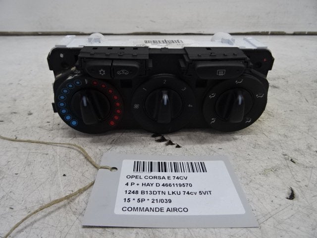 PANNEAU DE COMMANDE CLIMATISATION Opel Corsa E (5W8225015), Opel, Opel Automobile GmbH, Utilisé, Kontakt-opel@opel.com