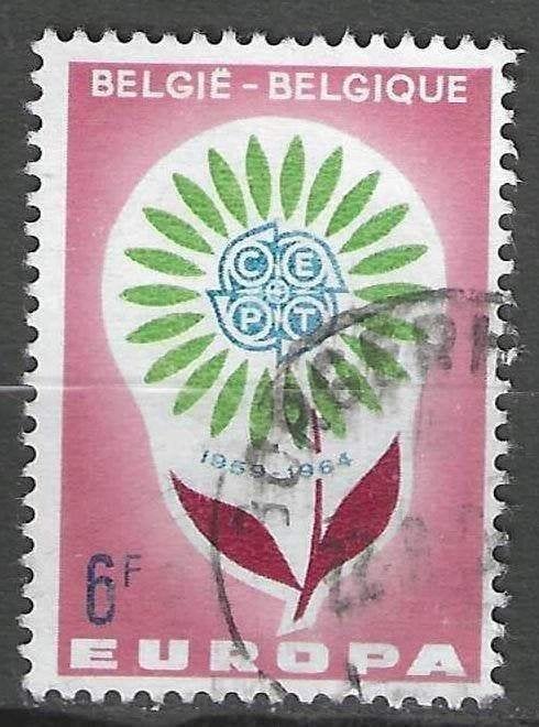 Belgique 1964 - Yvert/OBP 1299 - Europe - 6 F. (ST), Timbres & Monnaies, Envoi, Affranchi, Oblitéré, Europe