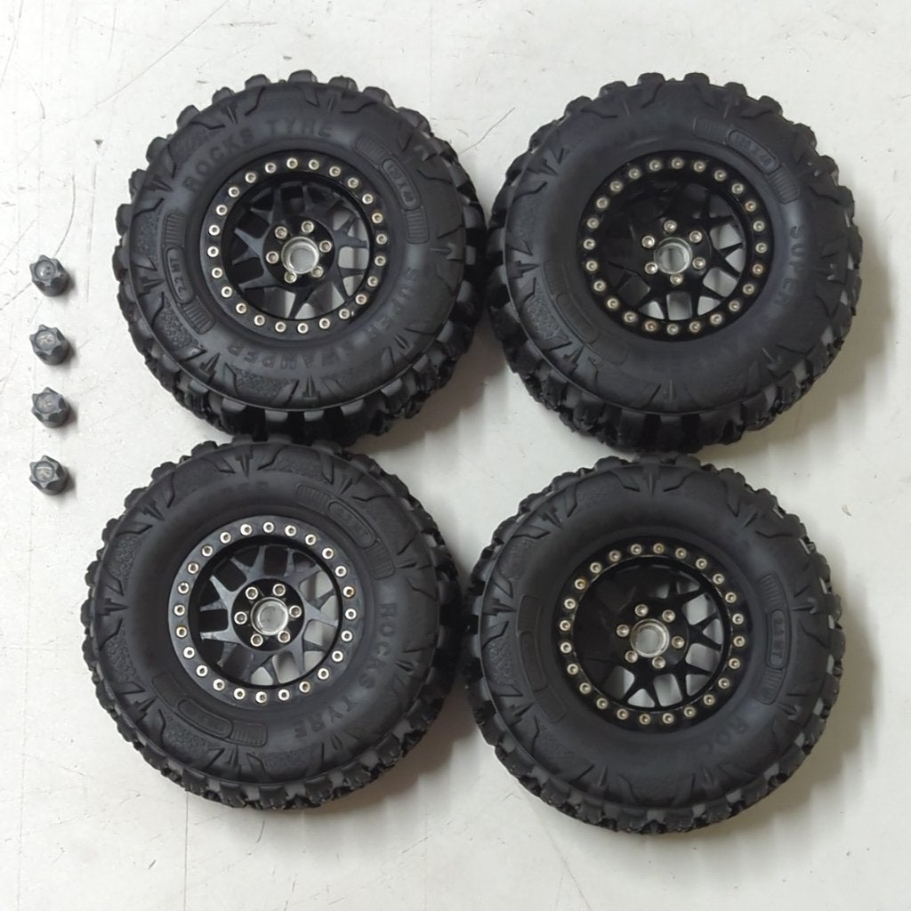 Crawler wielen 2.2 alu beadlocks, TRX-4 High Trail, Axial, Ophalen of Verzenden, Gebruikt, Schaal 1:10, Onderdeel