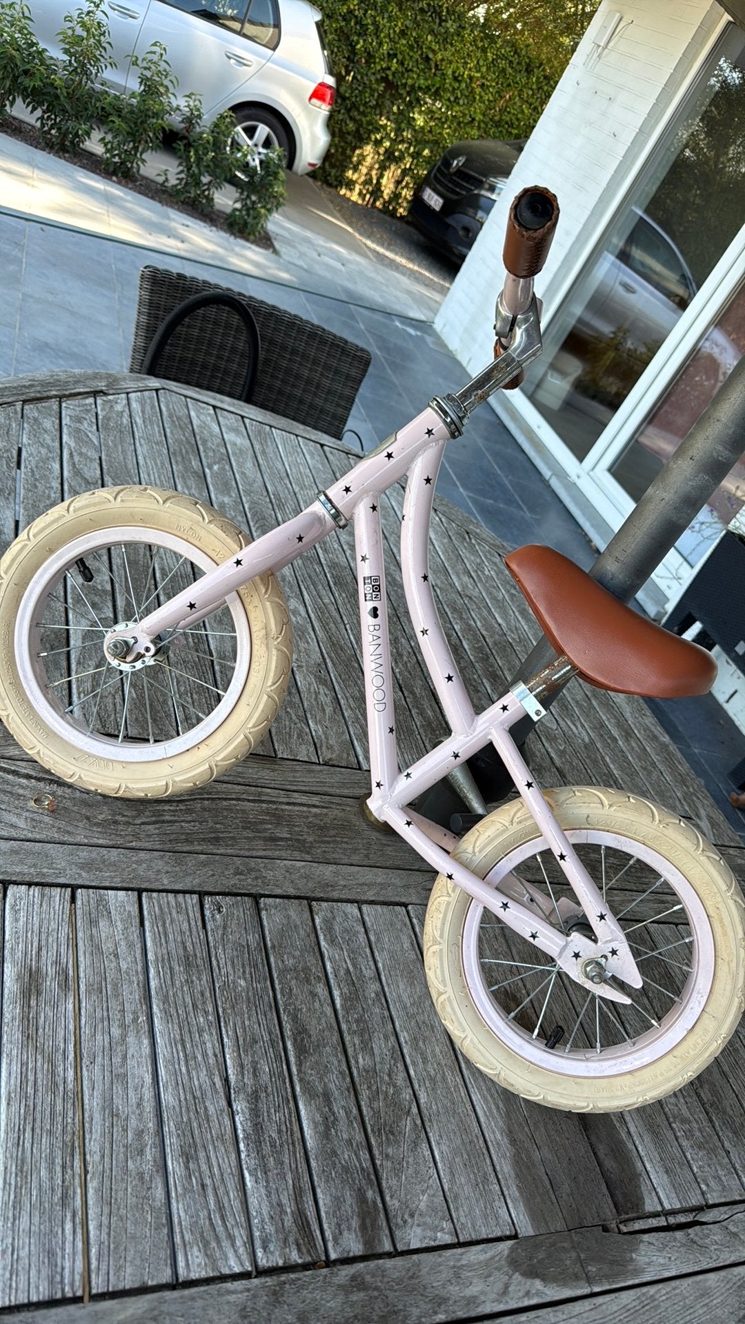 Loopfiets banwood, Fietsen en Brommers, Ophalen, Zo goed als nieuw