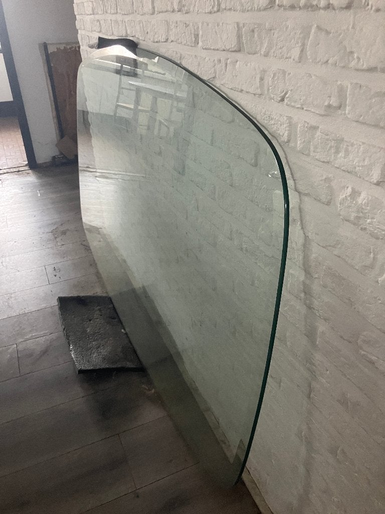 Glazen tafelblad, Huis en Inrichting, Ophalen, Zo goed als nieuw, Glas, Tafelblad