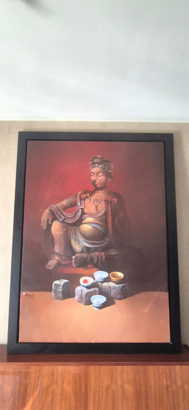 prachtige kunstwerk van "le Tuong:, Ophalen