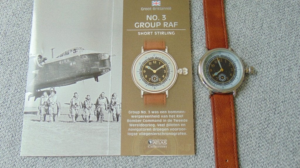 Piloten horloge Squadron No 3  RAF.Short Stirling WO II, Ophalen of Verzenden, Luchtmacht, Overige typen