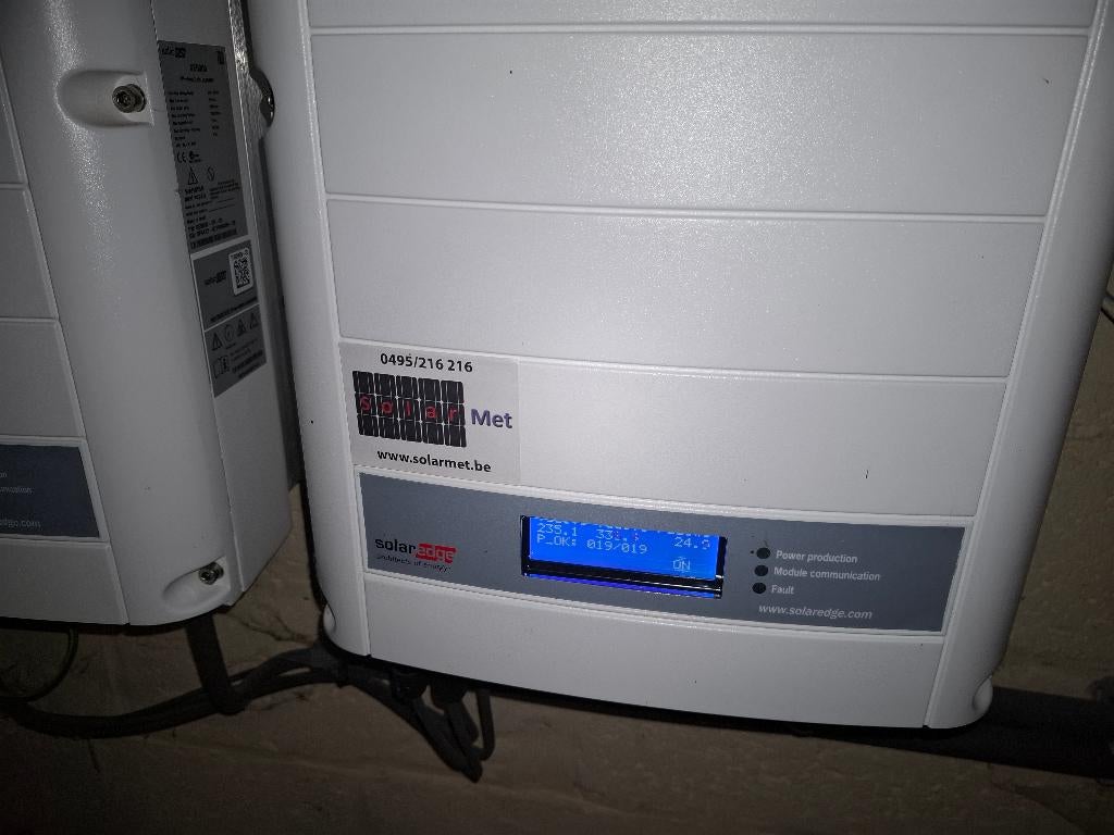 32 panneaux solaires de 260W, optimiseurs, 2 onduleurs 5000W, Enlèvement, Utilisé, Système complet, 200 watts-crêtes ou plus