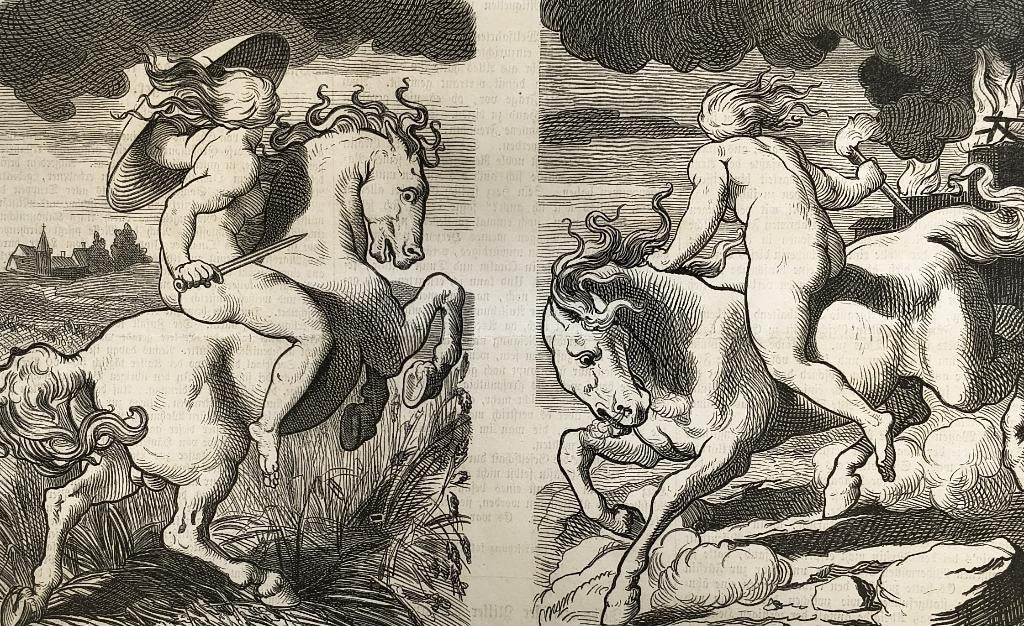 Die Walküre -  Scheffel, Antiek en Kunst, Ophalen of Verzenden