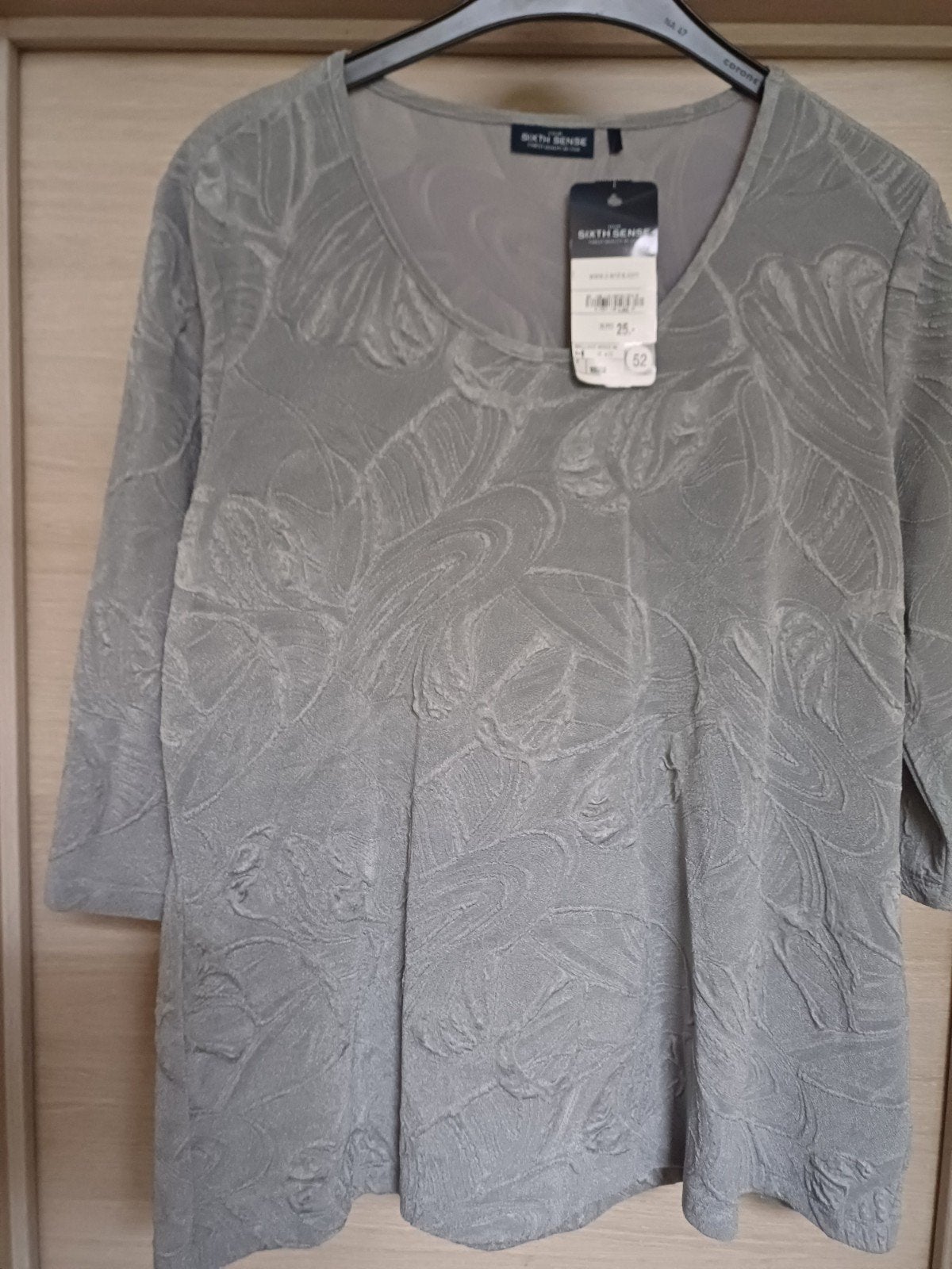 Yoir Sixth Sense t-shirt grijs Mt 52 met label, Kleding | Dames, Grote Maten, Your Sixth Sense, Ophalen of Verzenden, Grijs
