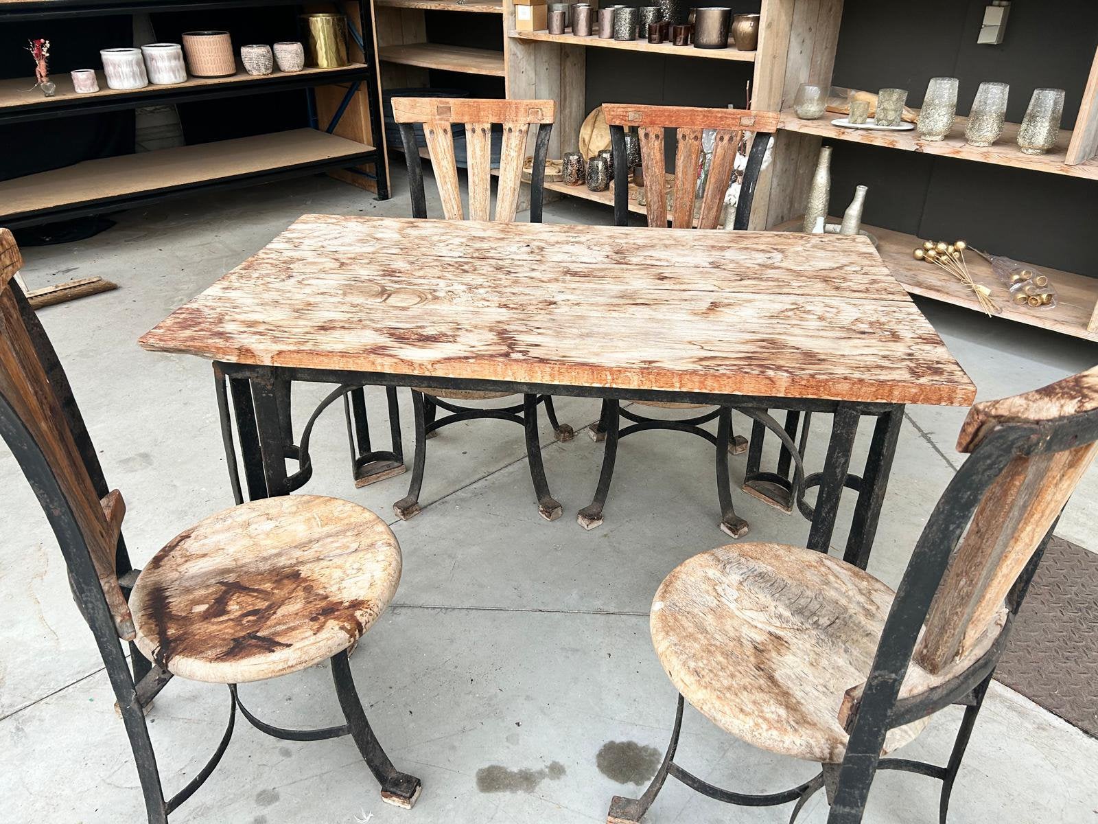 Meubel set, Ophalen, 4 zitplaatsen, Gebruikt, Eettafel