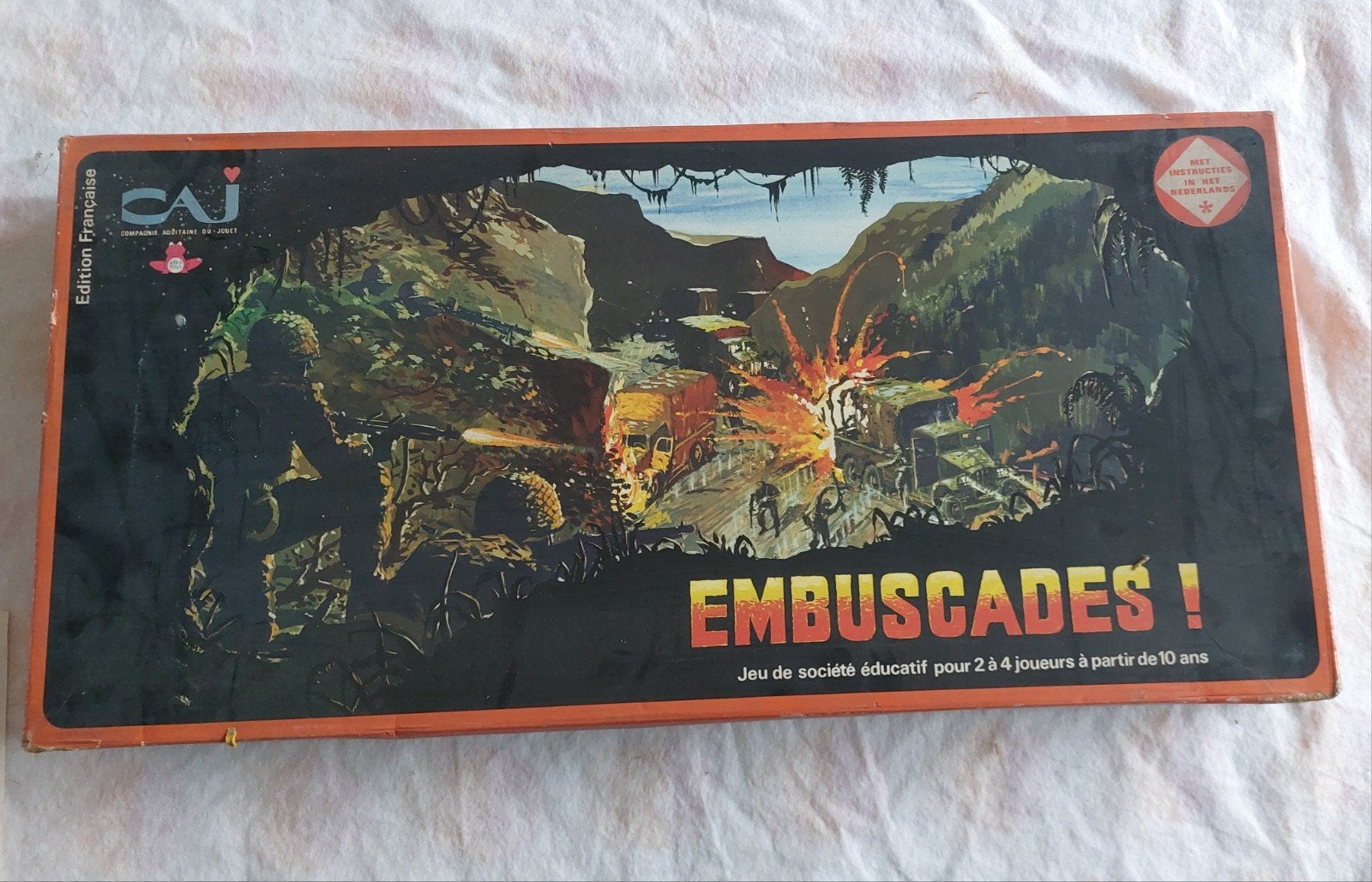 "Jeu de société vintage Embuscades ! CAJ (1972) - Complet, Enlèvement ou Envoi, Utilisé