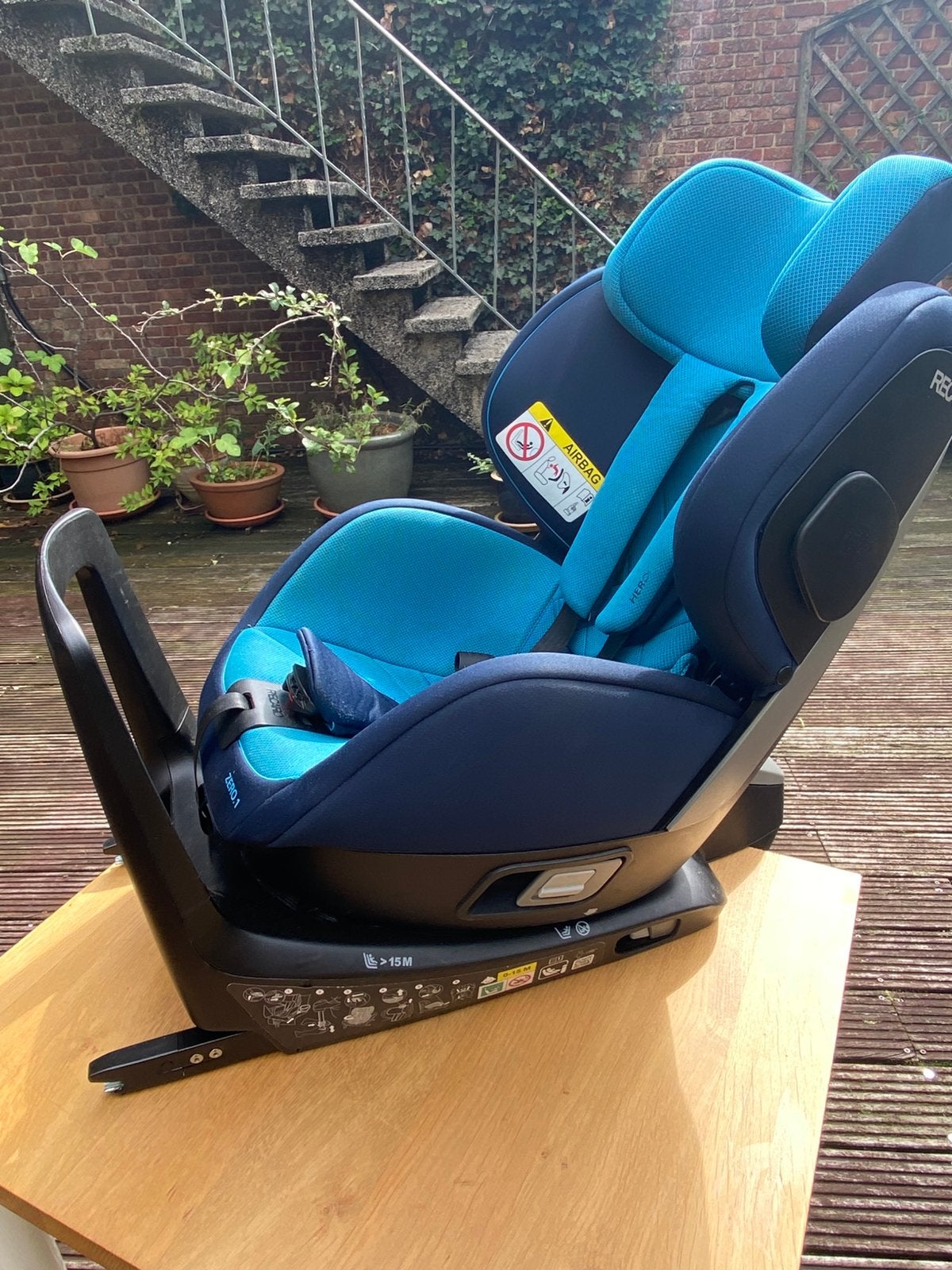 Draaibare autostoel, Kinderen en Baby's, Gebruikt, Afneembare rugleuning, Isofix, Ophalen
