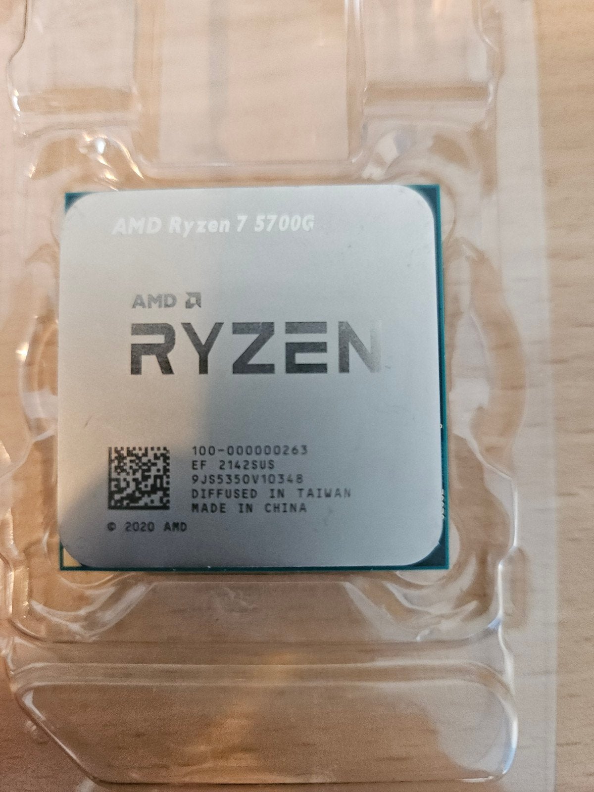 CPU AMD Ryzen 7 5700G, 8-core, Enlèvement ou Envoi, 4 Ghz ou plus, Comme neuf