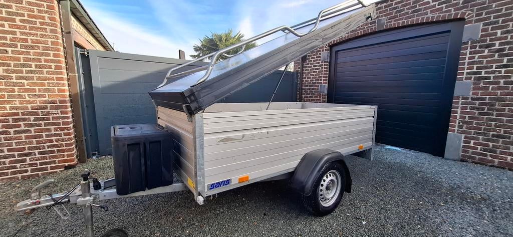 Bagagewagen, aanhangwagen, Saris rijbewijs B, Enlèvement