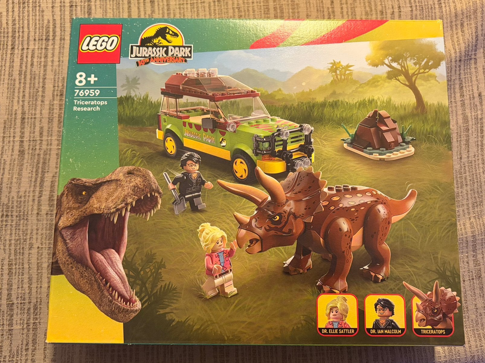 LEGO - Jurassic Park - 76959 - Triceratops onderzoek, Lego, Ensemble complet, Comme neuf, Instructions incluses