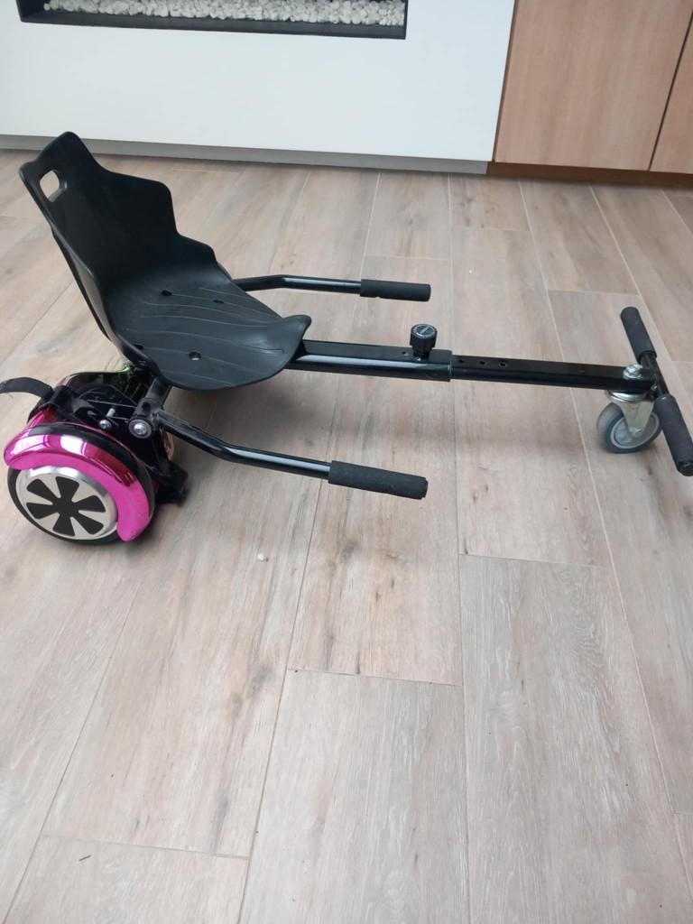 Hoverbord met stoeltje, Ophalen