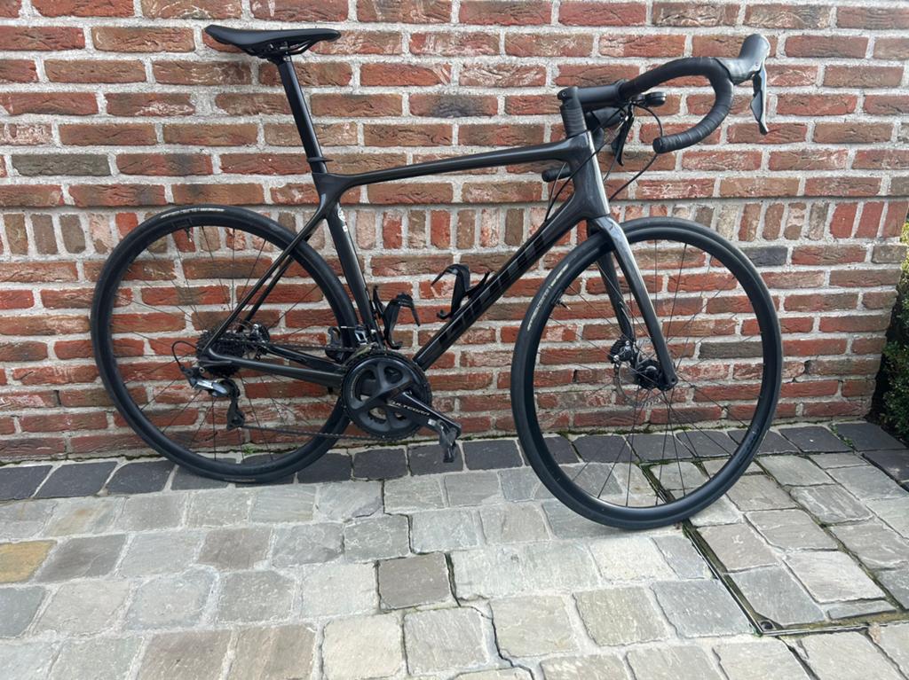 Giant TCR Advanced Disc-Pro Compact Black Black Chrome ML, Fietsen en Brommers, Fietsen | Racefietsen, Ophalen, 28 inch, Carbon