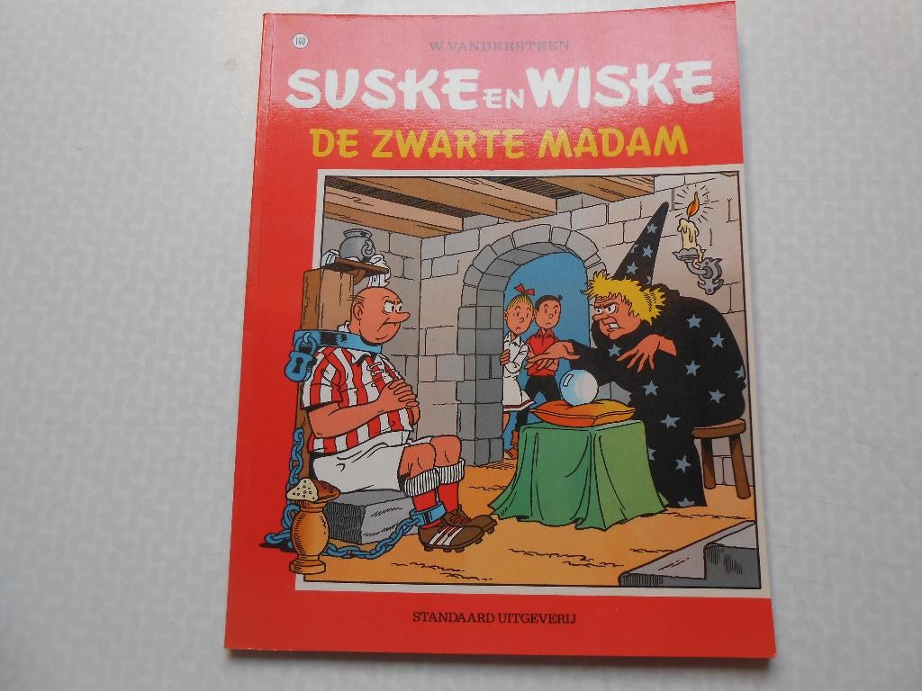 suske en wiske 140 De zwarte madam 1973 1 ste druk., Boeken, Stripverhalen, Willy Vandersteen, Eén stripboek, Nieuw, Ophalen of Verzenden