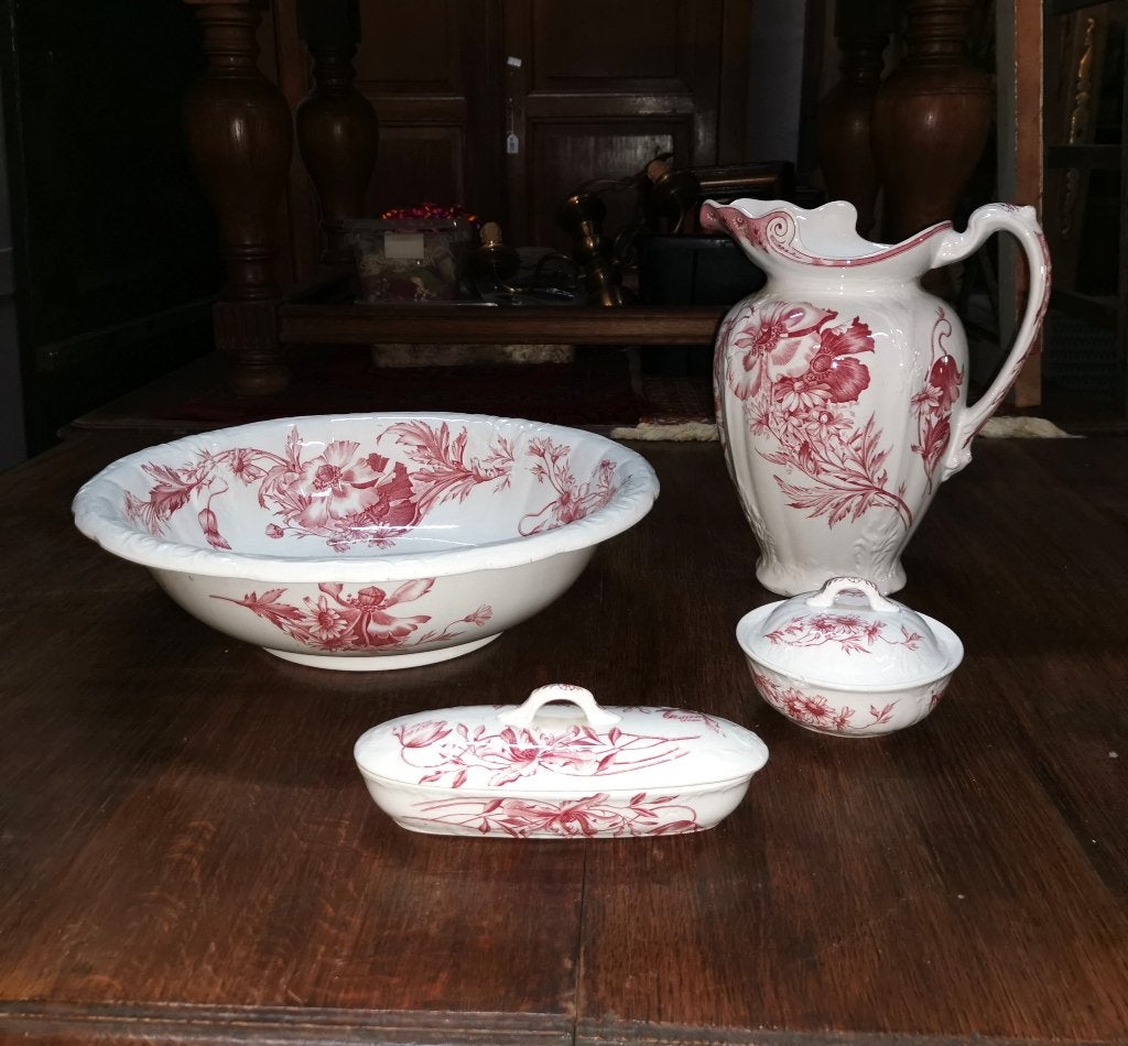 ensemble de lampes anciennes Boch Frères « Primavera », Antiquités & Art, Enlèvement