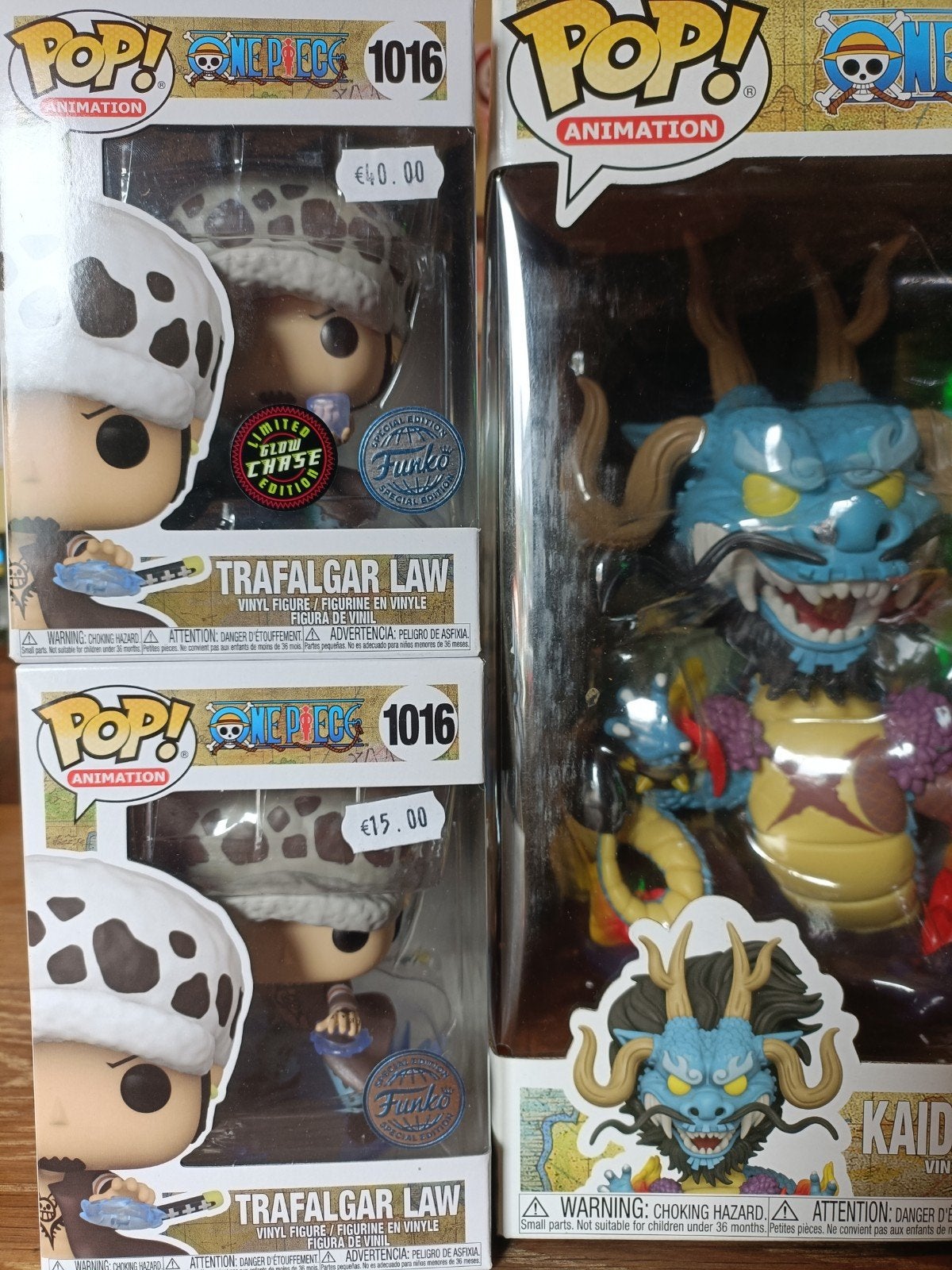 one piece Funko pop 2x 1016, Enlèvement ou Envoi