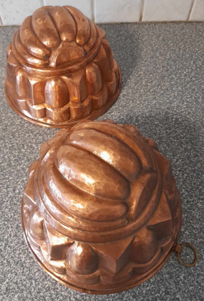 Antieke cake of puddingvormen, Antiek en Kunst, Ophalen of Verzenden