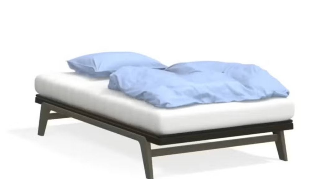 auping minimalistisch bed, Huis en Inrichting, Slaapkamer | Bedden, Ophalen, Gebruikt
