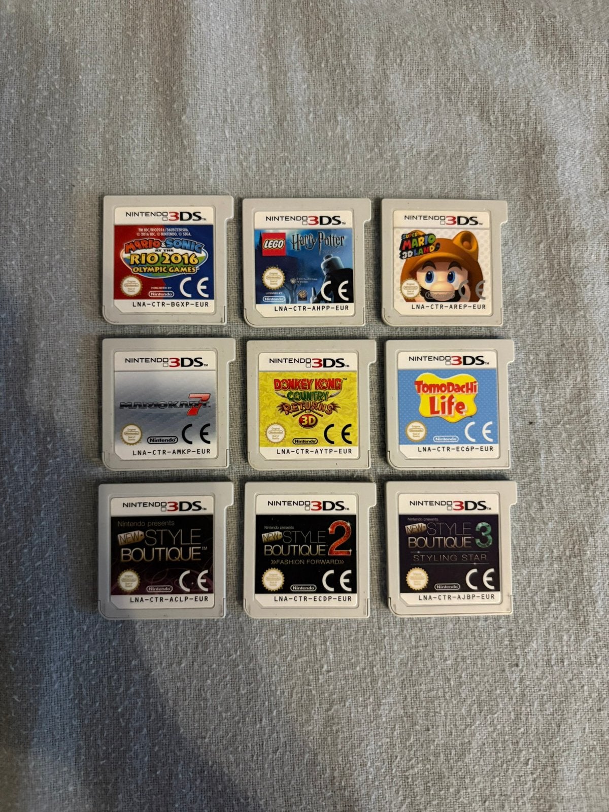 Lot de 9 jeux Nintendo 3ds, Games en Spelcomputers, Ophalen of Verzenden, Zo goed als nieuw