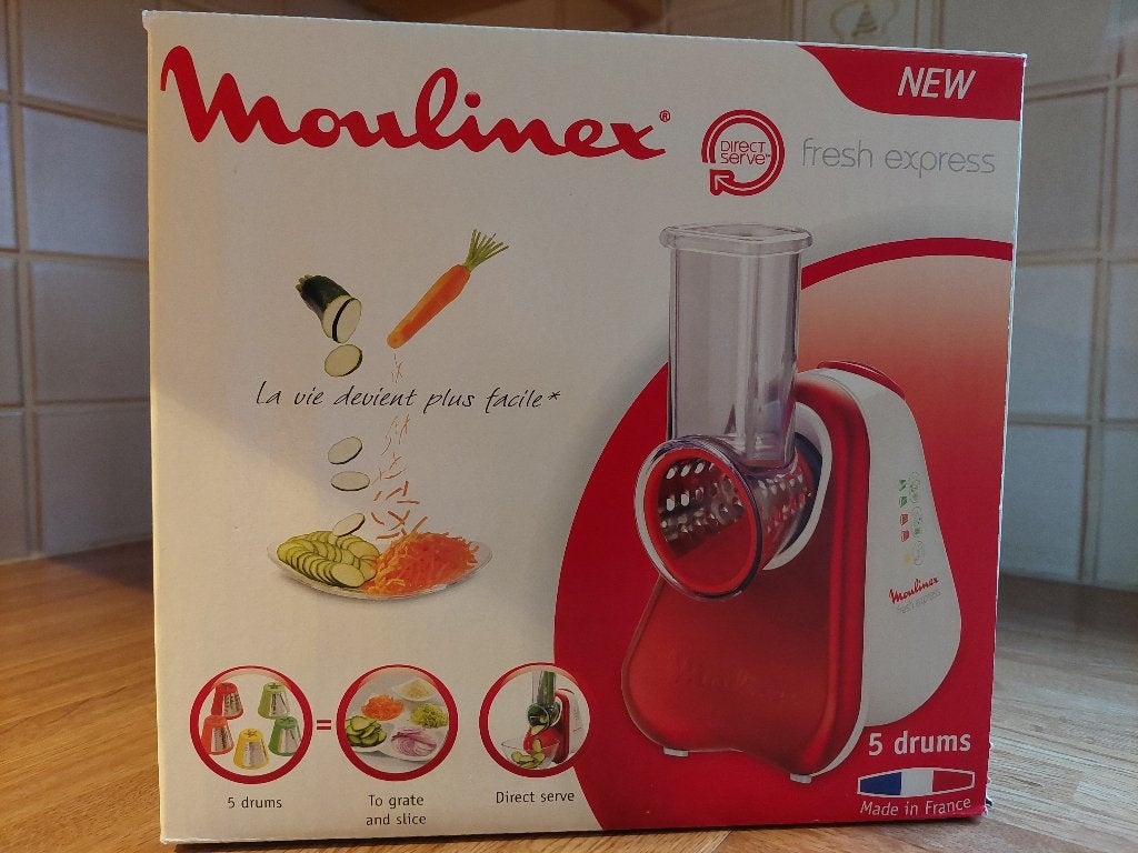 Moulinex - multifunctionele snijder/rasper -  5 in 1, Elektronische apparatuur, Ophalen of Verzenden, Nieuw